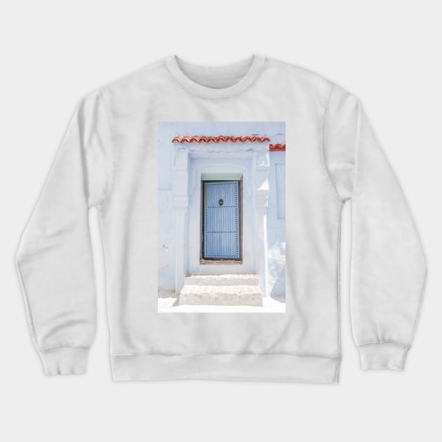 Moroccan Door Crewneck Sweatshirt by calamarisky